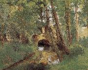 Camille Pissarro Metaponto bridge Schwarz oil painting reproduction